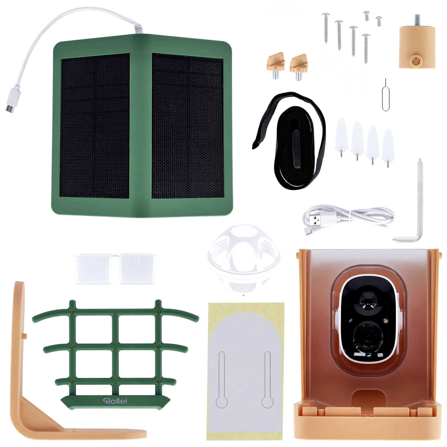 Rollei Smart AI Birdhouse 3K mangiatoia con camera