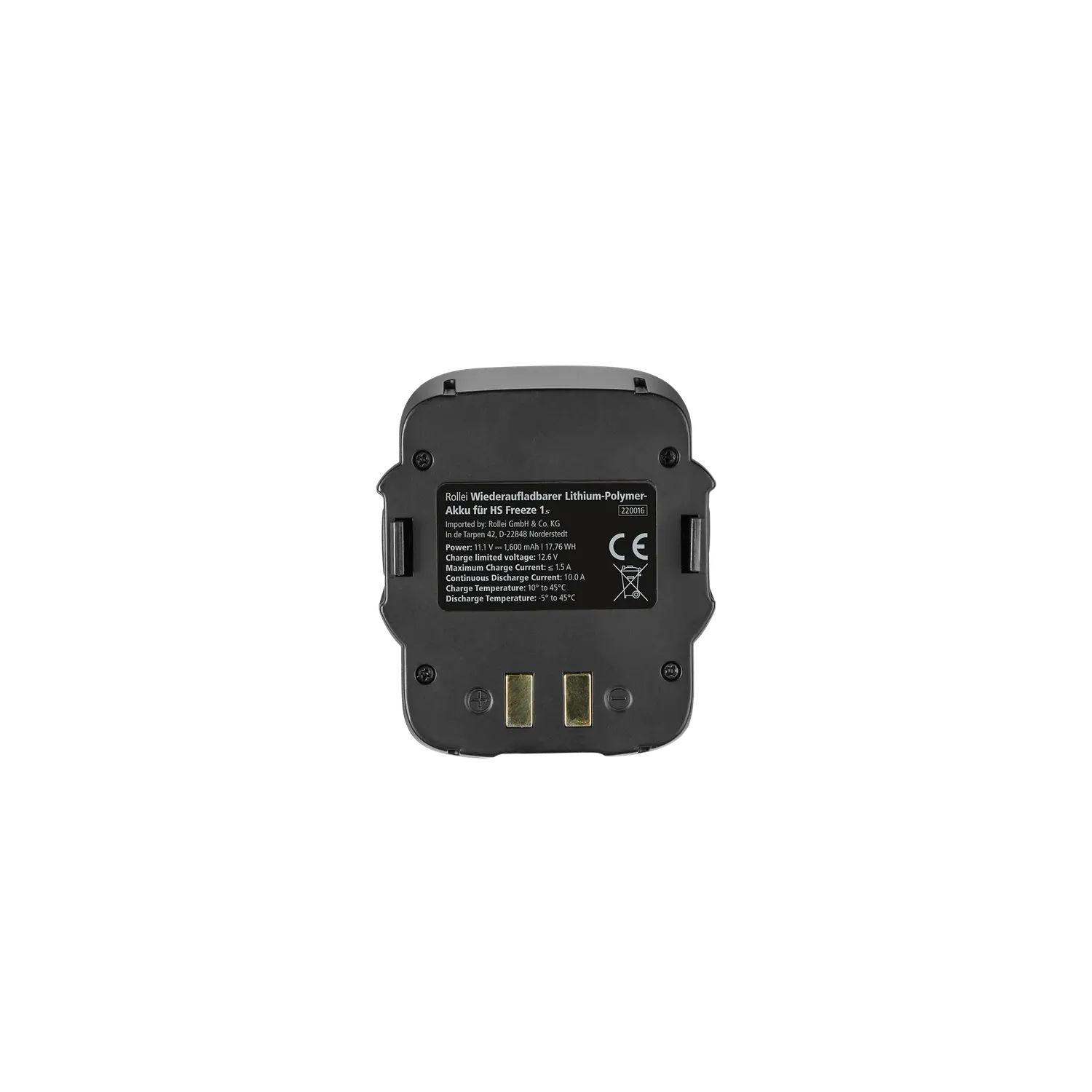 Rollei HS Freeze 1s batteria litio 450 lampi