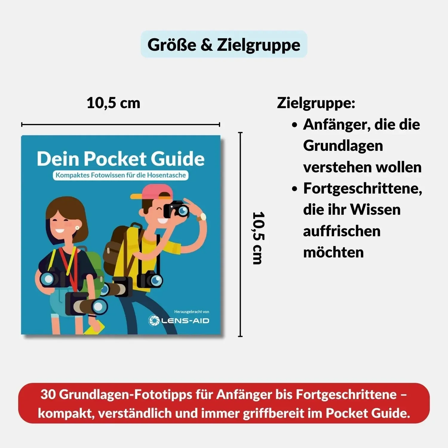 Lens-Aid Pocket Guide guida fotografia tascabile 68 pagine