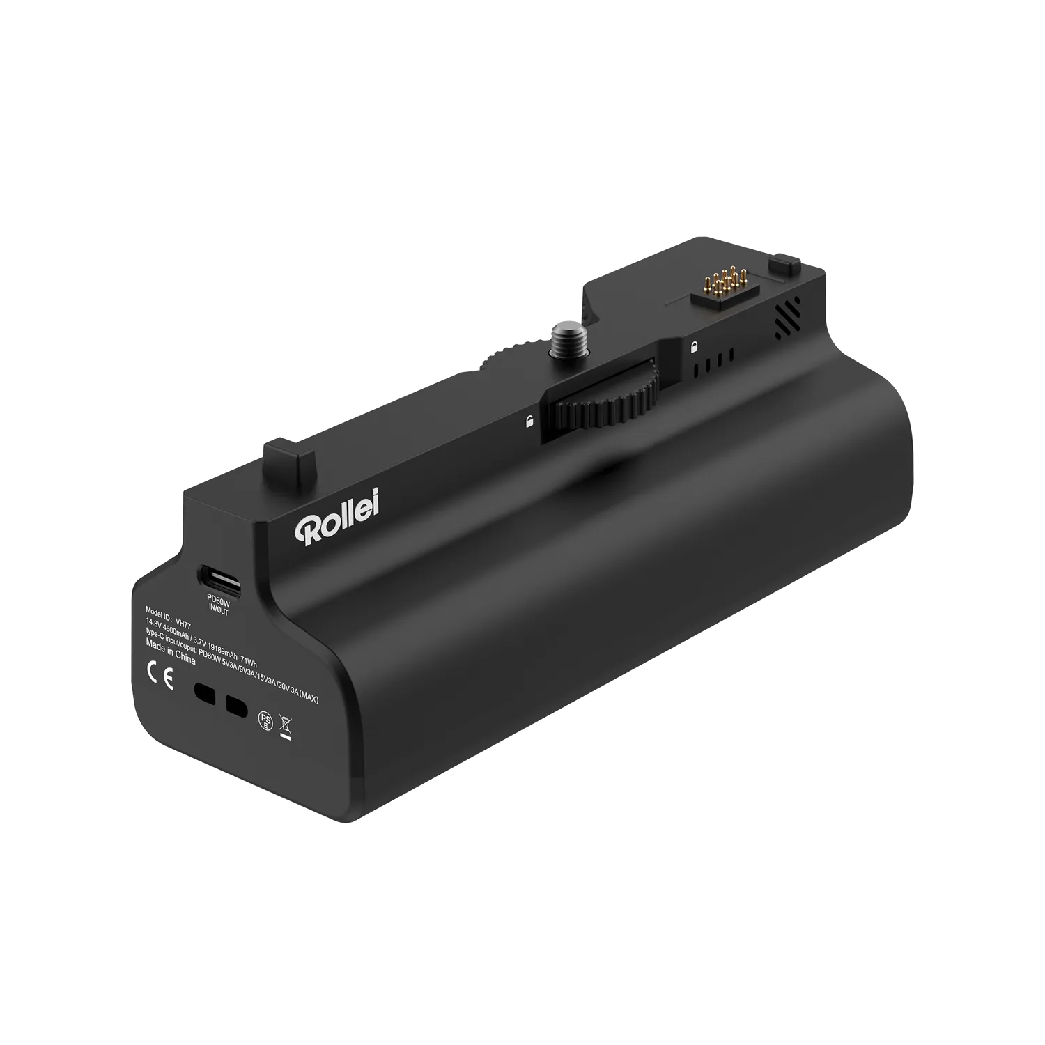 Rollei LUX Battery Grip 71Wh Luce LED 4800mAh