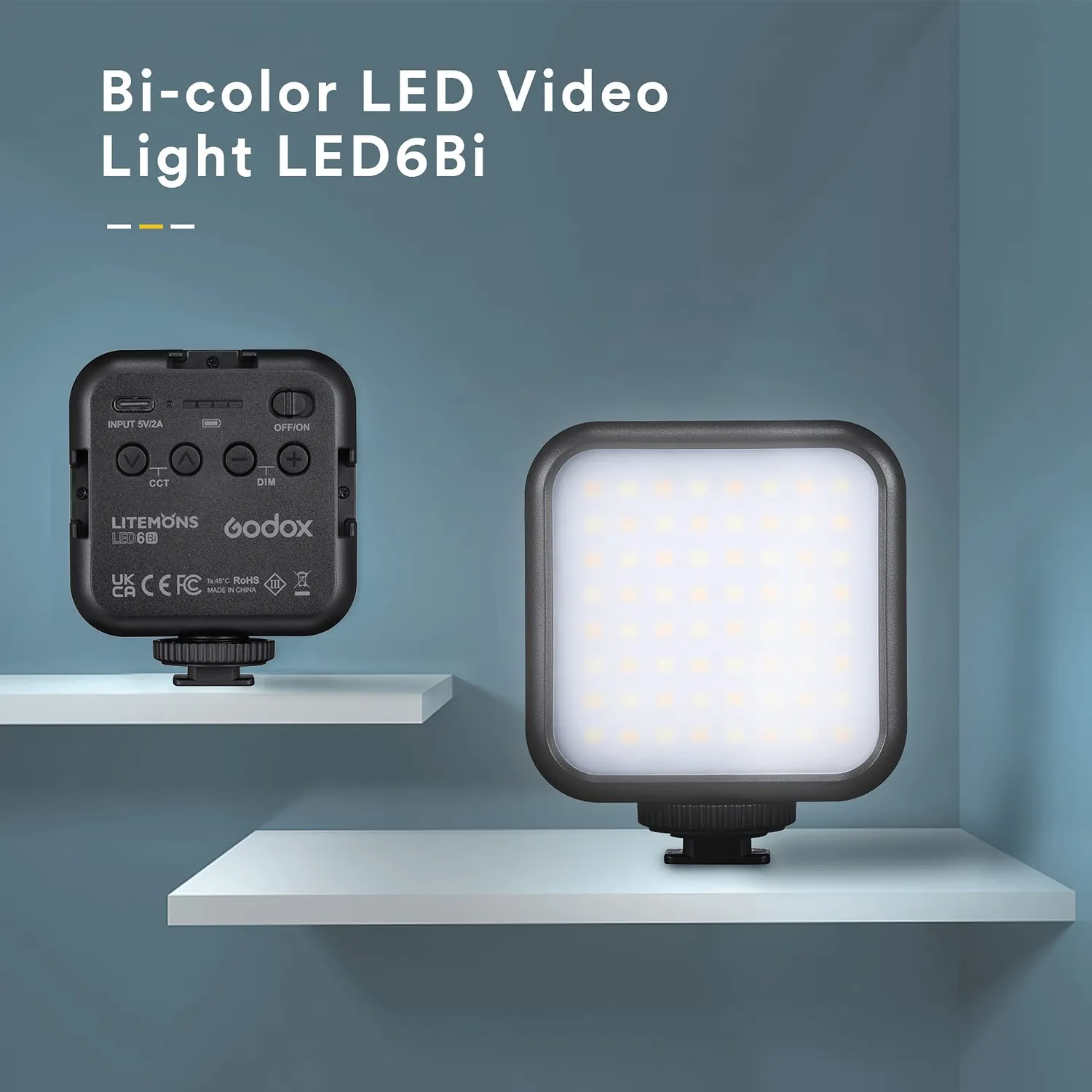 Godox Litemons LED6Bi luce video LED bicolore 3200-6500K