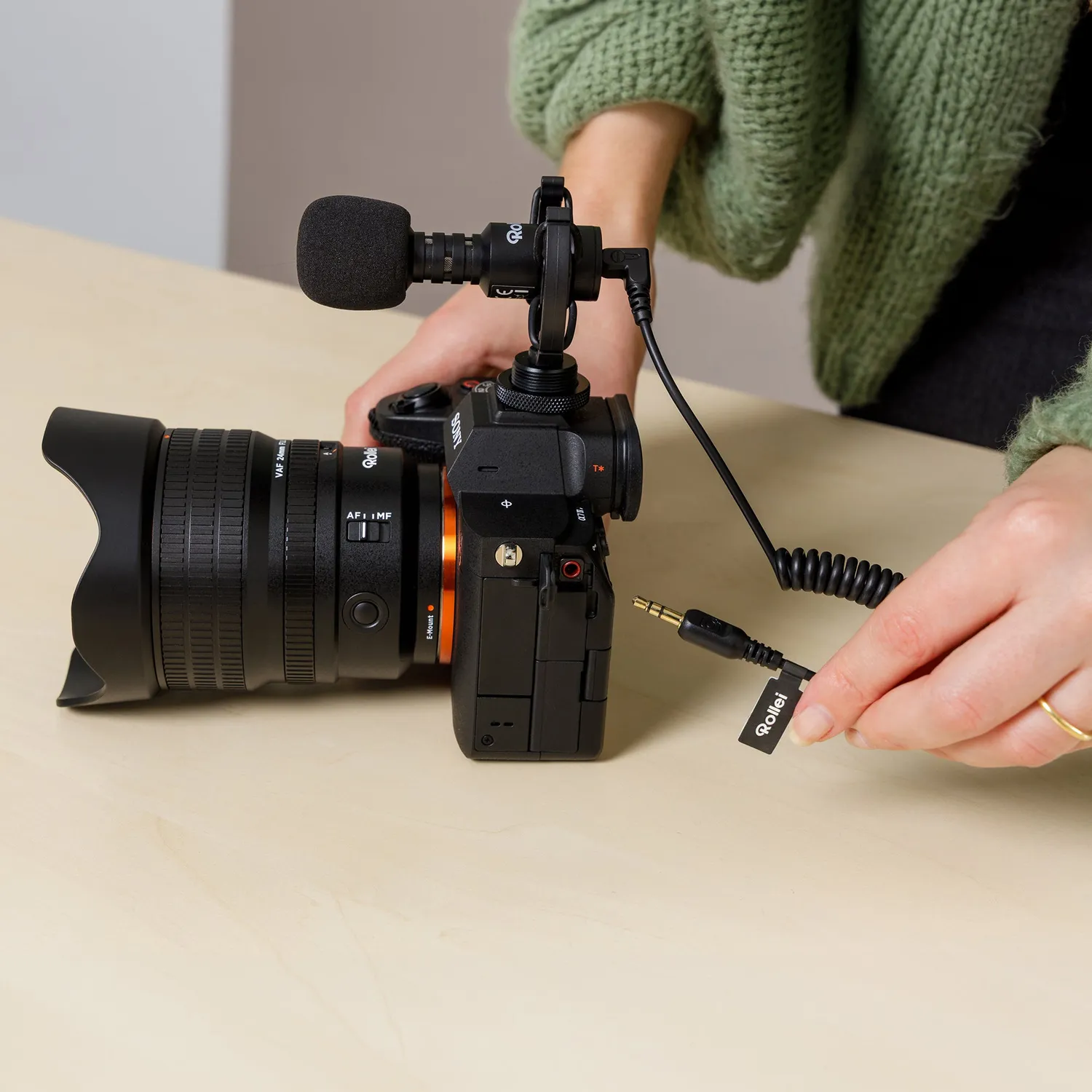 Rollei Hear:Me Mini 2 microfono USB-C plug & play