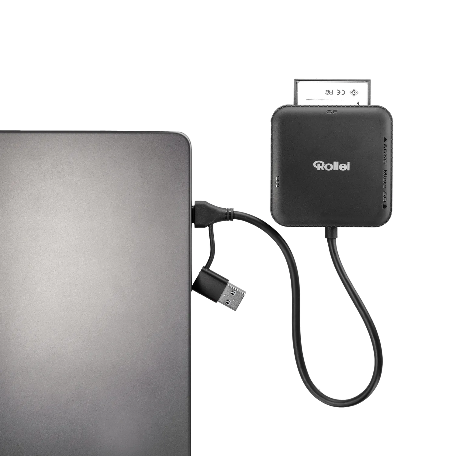 Rollei 4-in-1 lettore schede SD microSD USB rapido