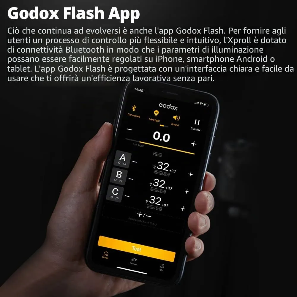 Godox XproII-F radiocomando flash TTL Fuji HSS 1/8000s