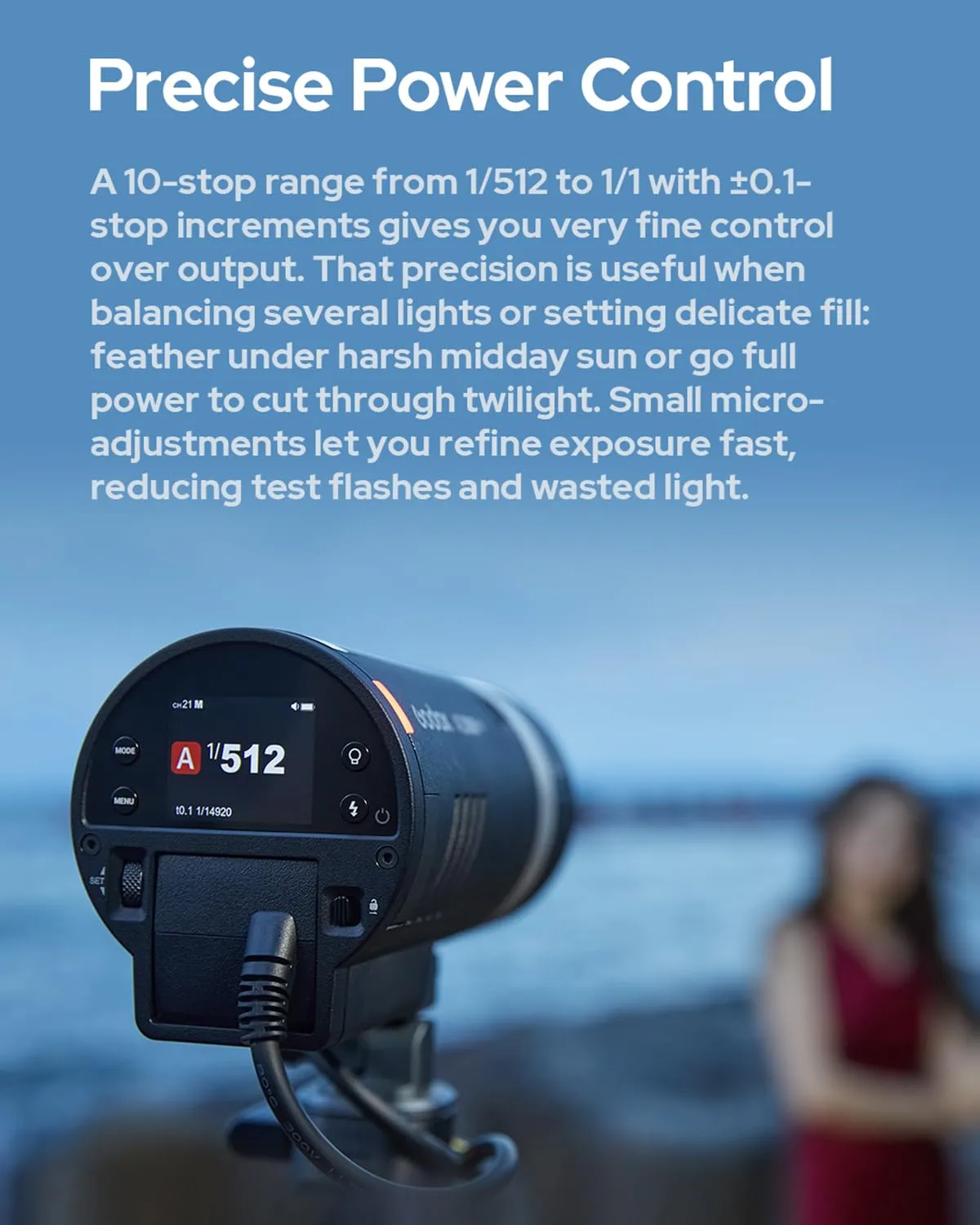 Godox AD300Pro II flash esterno 300 Ws TTL HSS bicolore