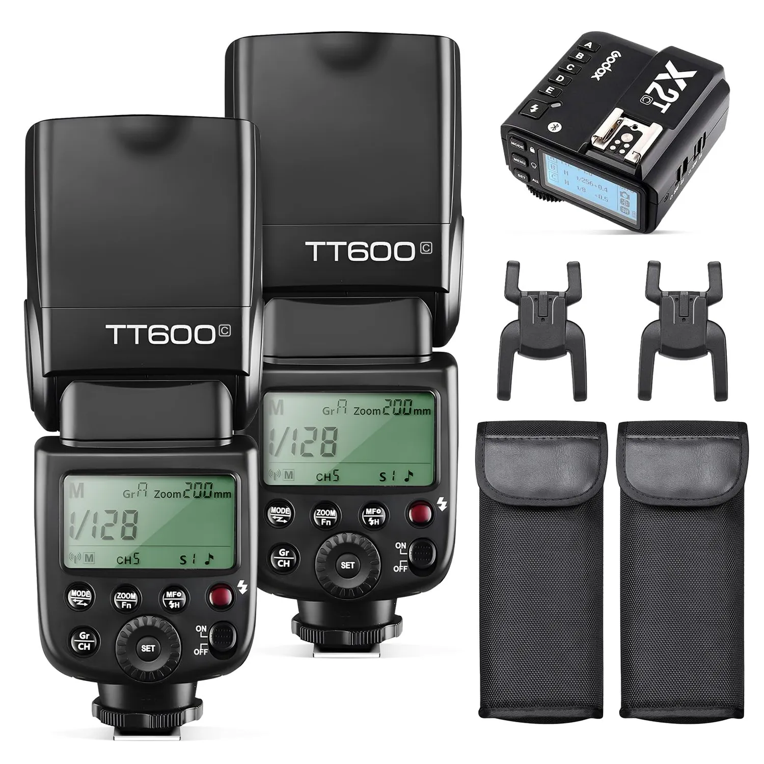 Godox TT600S kit 2 flash + X2T-S per Sony