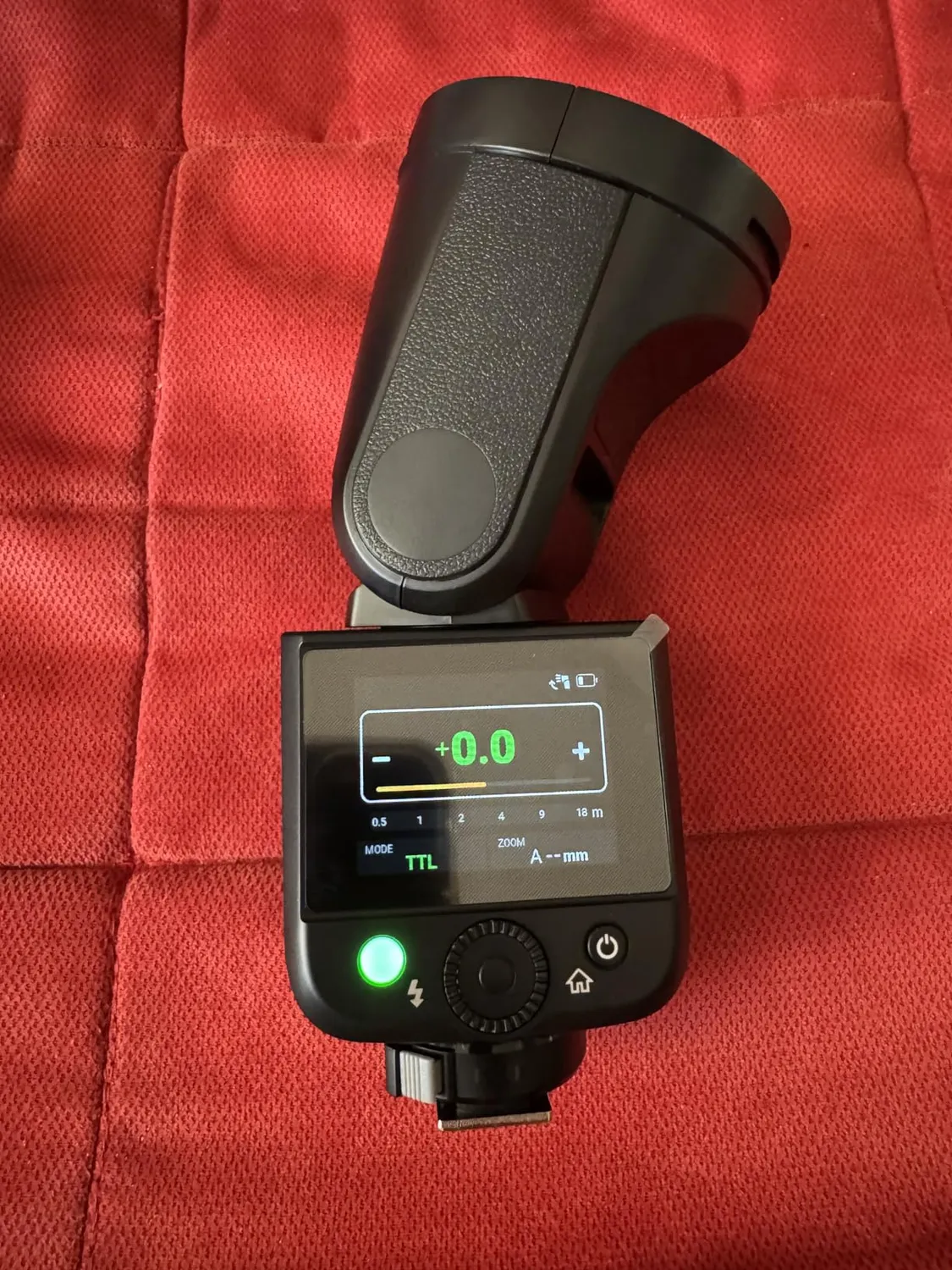 Godox V1 Mid O flash testa rotonda TTL per Olympus Panasonic