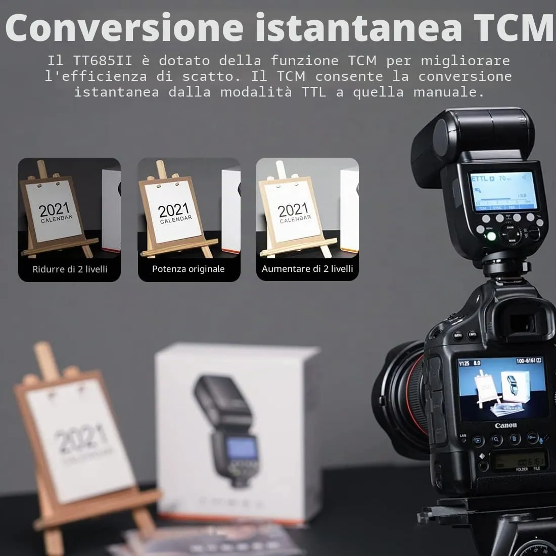 Godox TT685IIC Flash TTL per Canon HSS