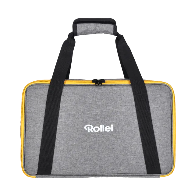 Rollei Candela 220 borsa luce LED grigia imbottita