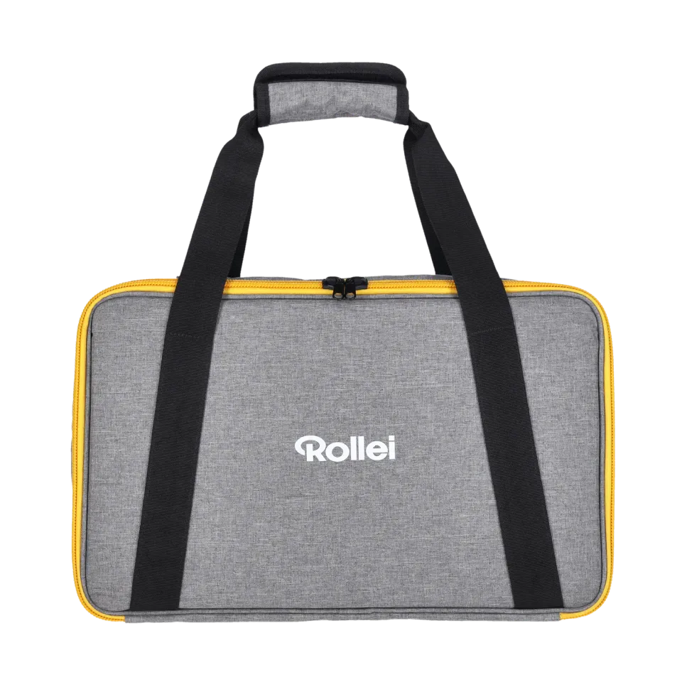 Rollei Candela 220 borsa luce LED grigia imbottita