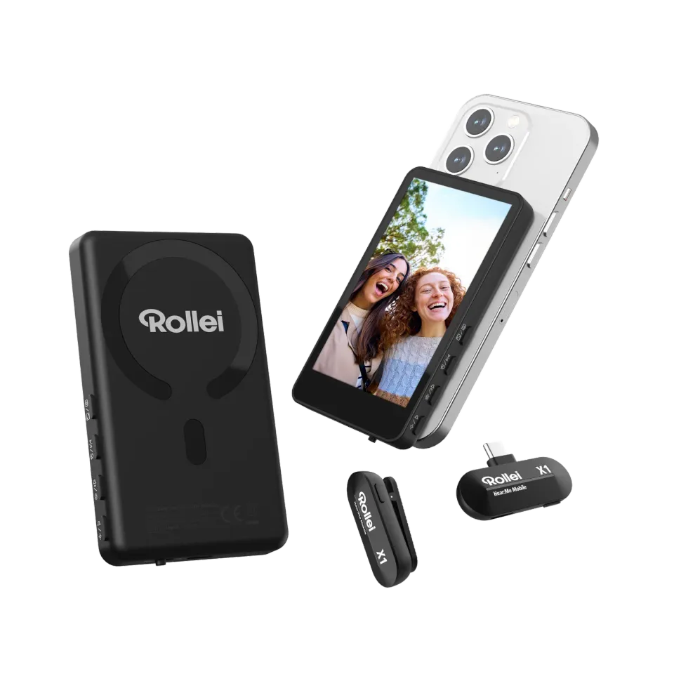 Rollei Easy Creator monitor selfie + microfono nero
