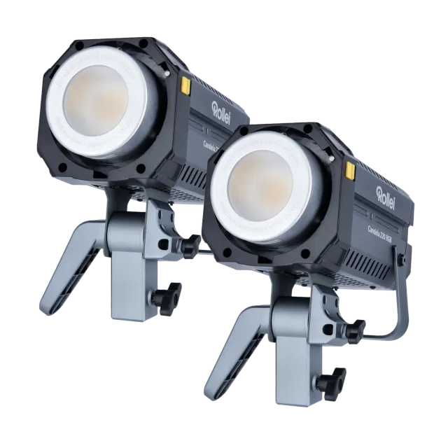 Rollei Candela 220 RGB luce continua 2 pezzi 220W RGB