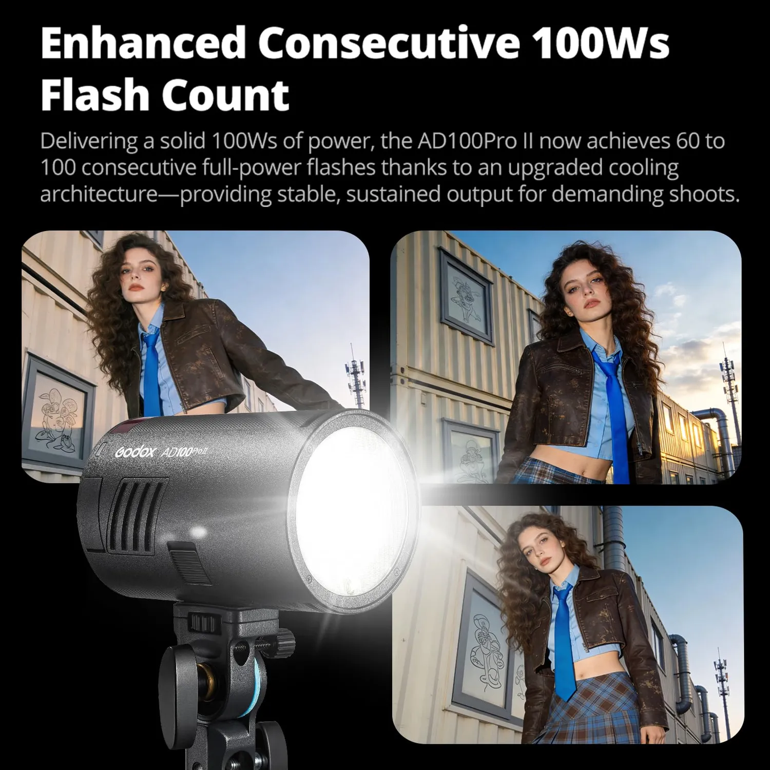 Godox AD100Pro II Flash Tascabile TTL 100W