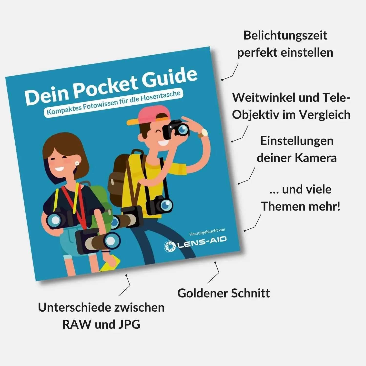 Lens-Aid Pocket Guide Bundle guide fotografia base+viaggio