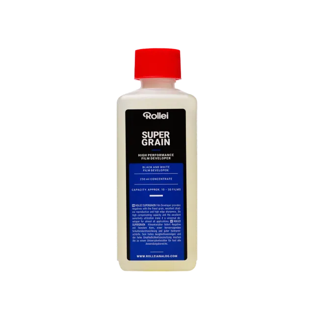 Rollei Supergrain sviluppo pellicole bianco nero grana fine