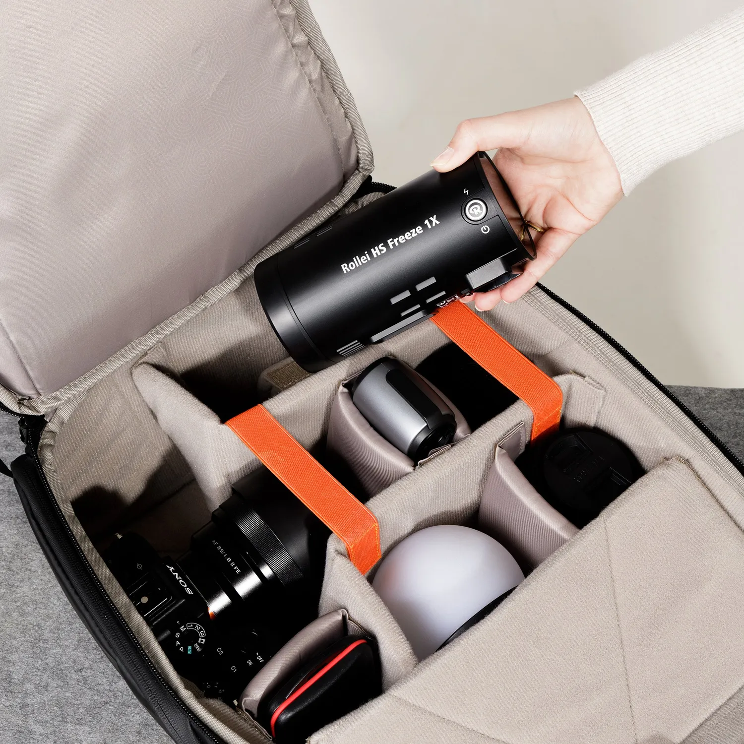 Rollei HS Freeze 1X flash da studio bundle 2 pezzi TTL